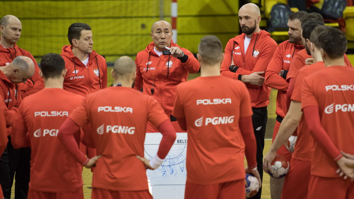 Trening reprezentacji Polski w piłce ręcznej