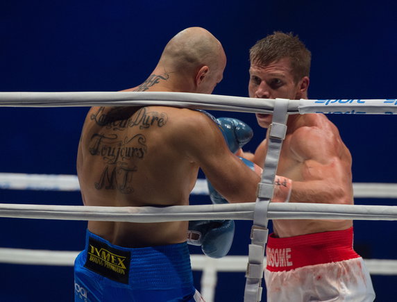 ŁÓDŹ GALA BOKSERSKA POLSAT BOXING NIGHT (Maciej Miszkiń Tomasz Gargula )