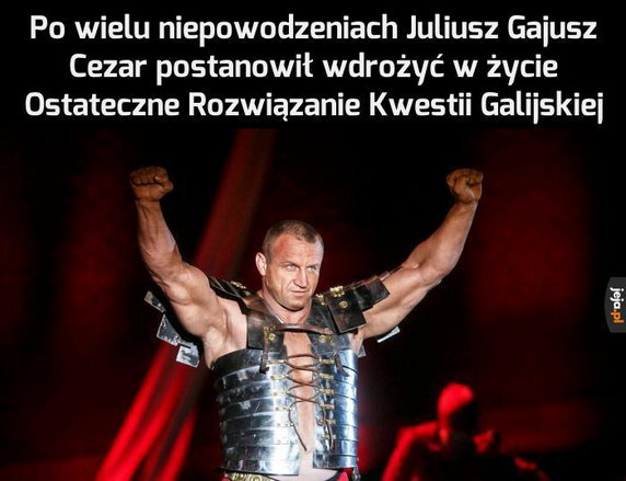 Mariusz Pudzianowski bohaterem memów