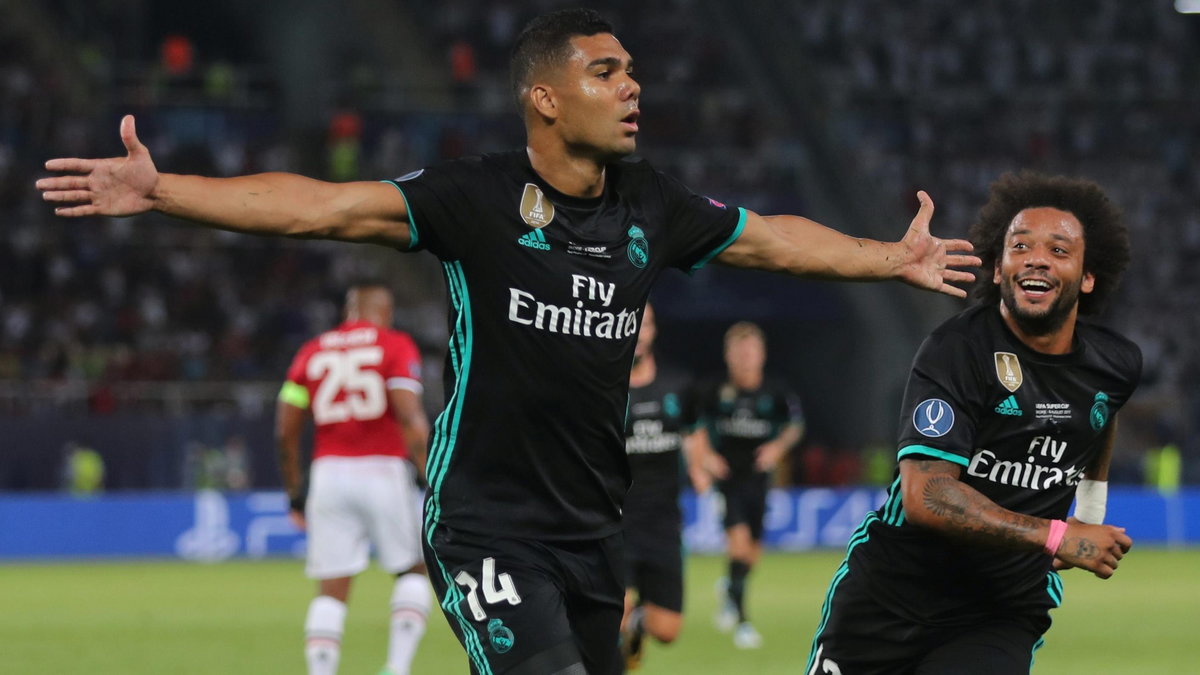 Casemiro Real Madrid v Manchester United