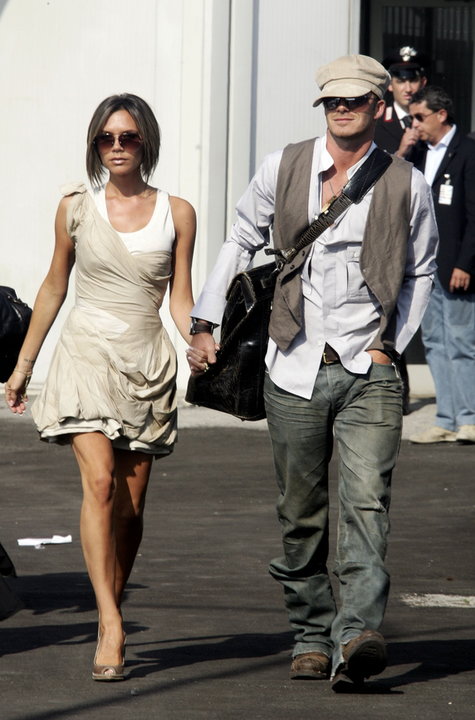 Victoria Beckham i David Beckham w 2006 roku