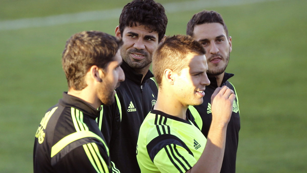 Raul Garcia, Diego Costa, Cesar Azpilicueta, Koke