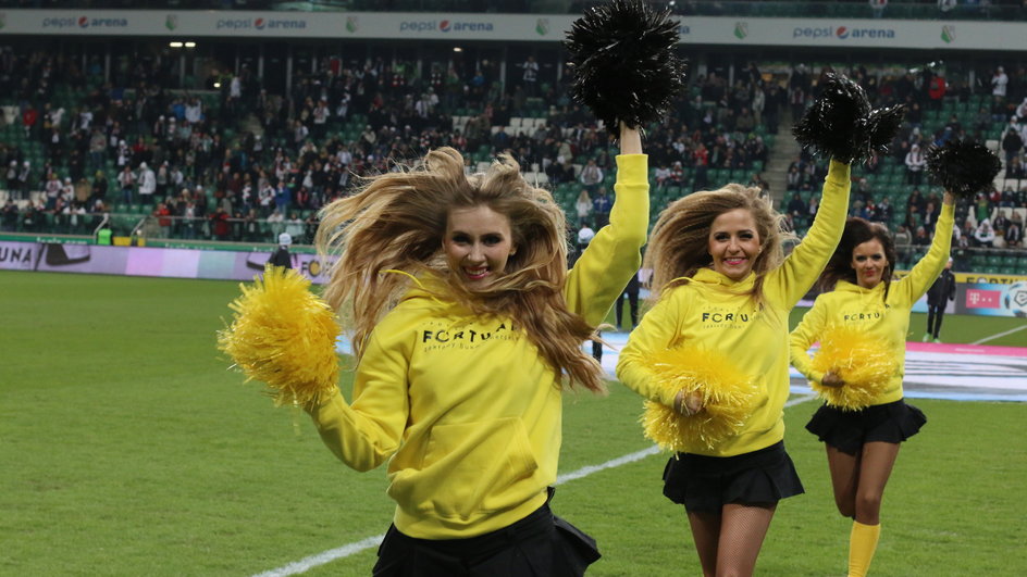 Piękne cheerleaderki Legii Warszawa