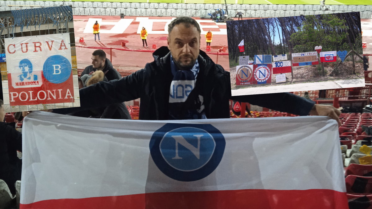 Prace Waldemara Macy można spotkać m.in. pod stadionem Napoli