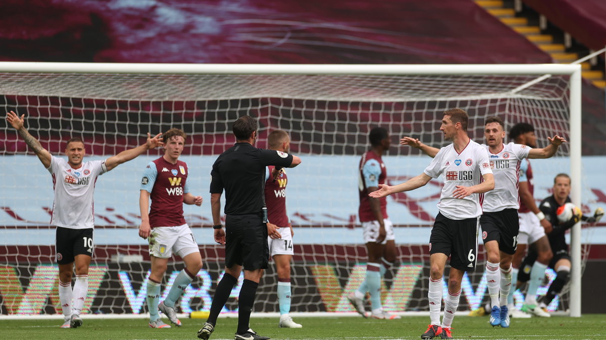 W pierwszy meczu po przerwie nie brakowało kontrowersji. Aston Villa zremisowała z Sheffield United 0:0.