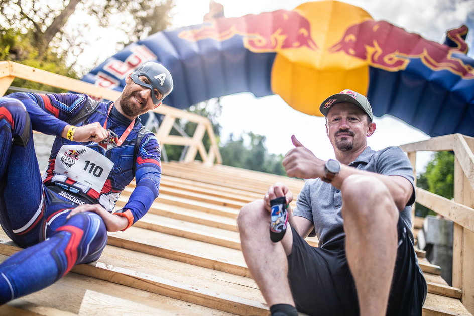 Adam Małysz na trasie Red Bull 400