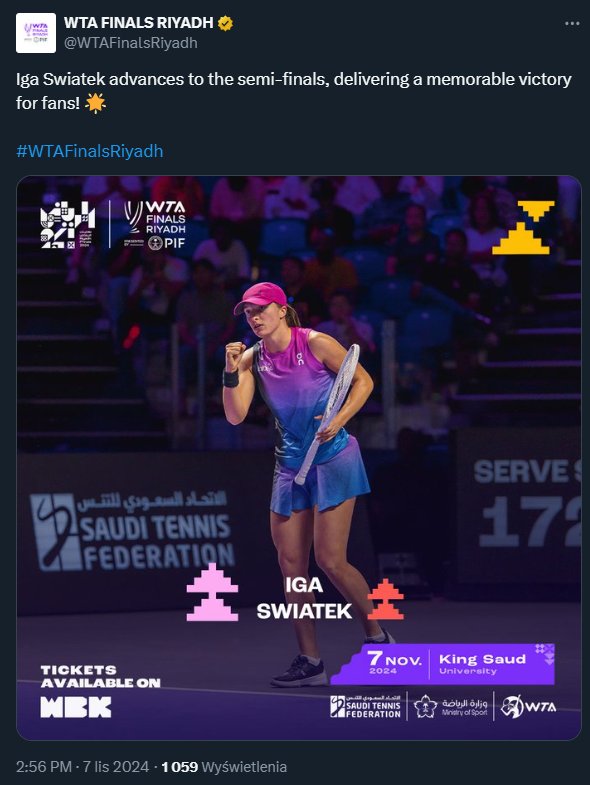 Wielka wpadka WTA