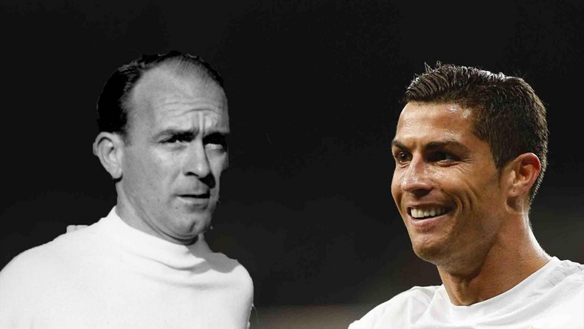 Ronaldo lada chwila dogoni Di Stefano