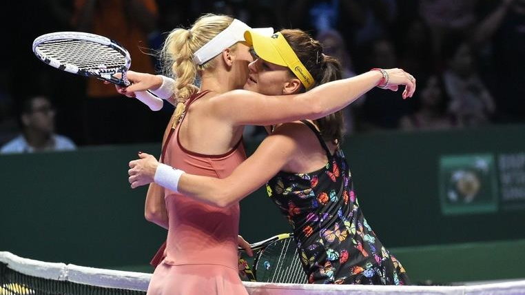 Caroline Wozniacki i Agnieszka Radwanska