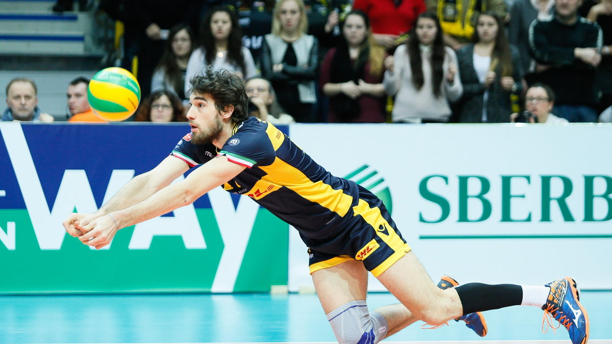 Siatkowka. Liga Mistrzow CEV. Lotos Trefl Gdansk vs DHL Modena. 21.01.2016