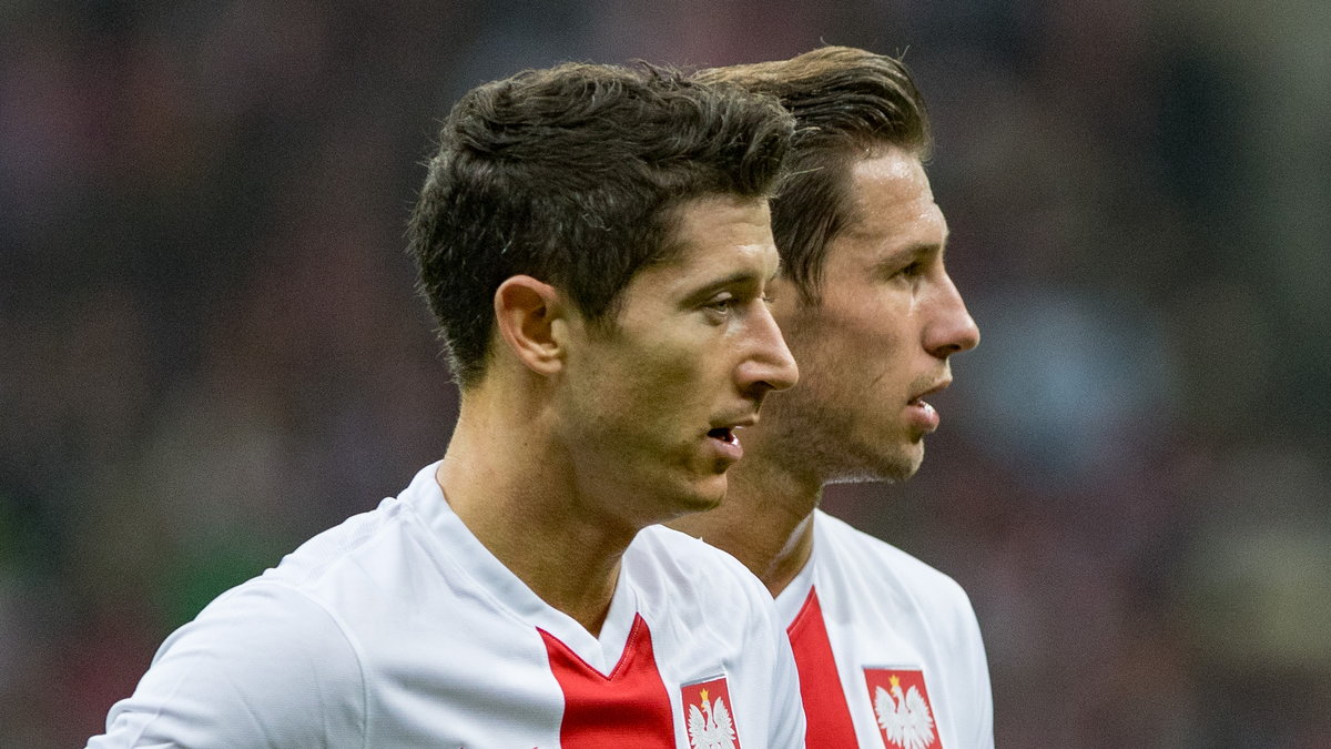 Robert Lewandowski i Grzegorz Krychowiak