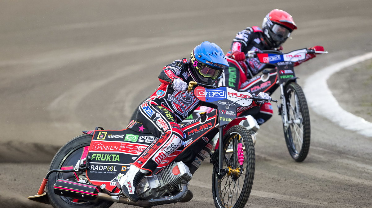 2021.04.12 Ostrow Wielkopolski Zuzel Speedway 2021 eWinner 1 Liga Zuzlowa Arged Malesa Ostrow - Aforti Start Gniezno N/z Patrick Hansen, Nicolai Klindt Foto Marcin Karczewski / PressFocus 2021.04.12 Speedway 2021 eWinner First speedway leagueArged Malesa Ostrow - Aforti Start Gniezno N/z Patrick Hansen, Nicolai Klindt Foto Marcin Karczewski / PressFocus