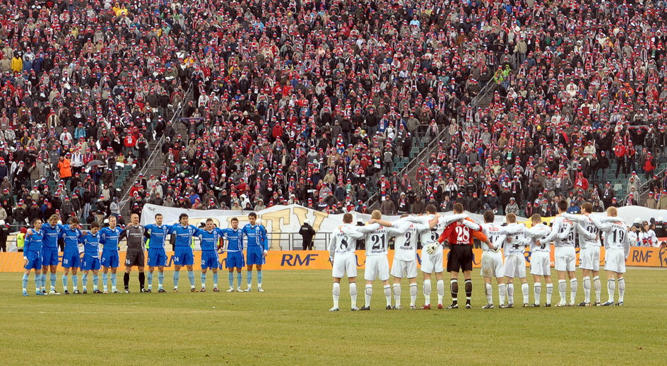 Derby Śląska rozgrywane w marcu 2008 r. Ruch wygrał z Górnikiem Zabrze 3:2. 