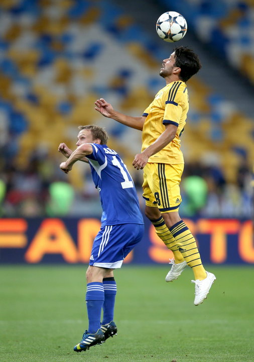 UKRAINE SOCCER UEFA EUROPA LEAGUE PLAY OFF (FC Metalist Kharkiv vs Ruch Chorzow)