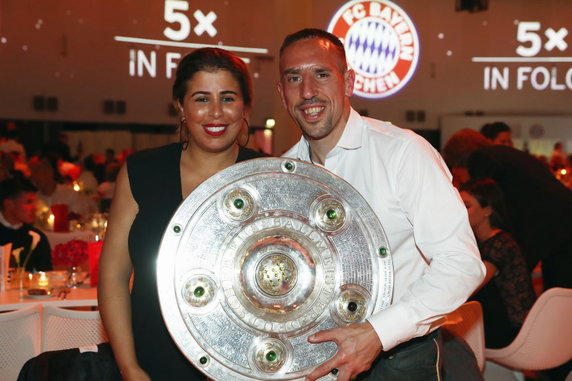 Franck i Wahiba Ribery