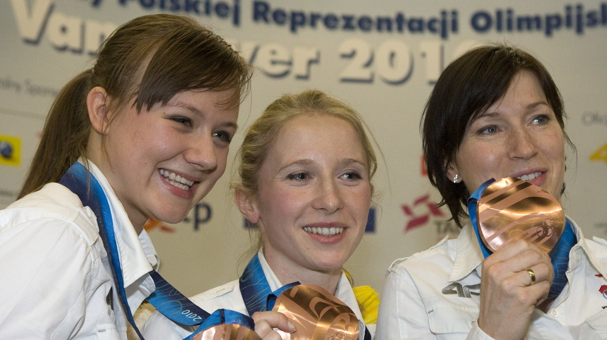 Katarzyna Woźniak (L), Luiza Złotkowska (C) i Katarzyna Wójcicka-Curuś (P)