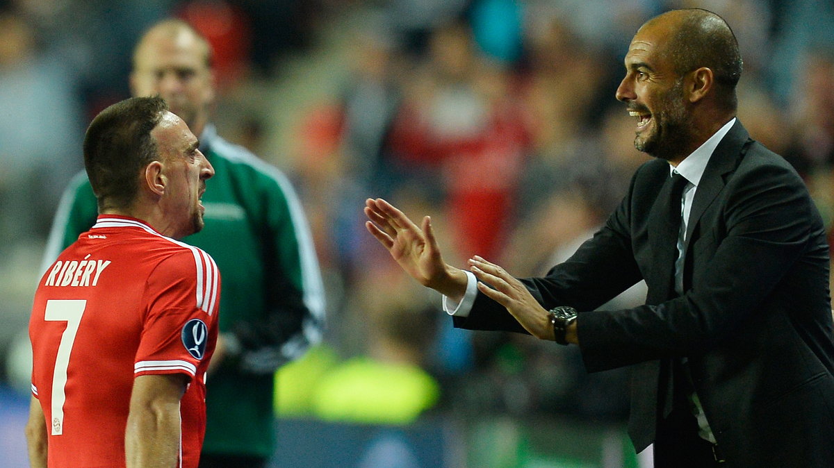 Franck Ribery i Josep Guardiola