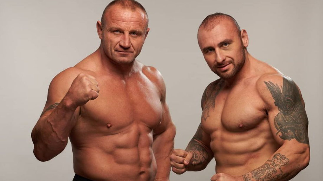 Mariusz Pudzianowski i Konrad Karwat