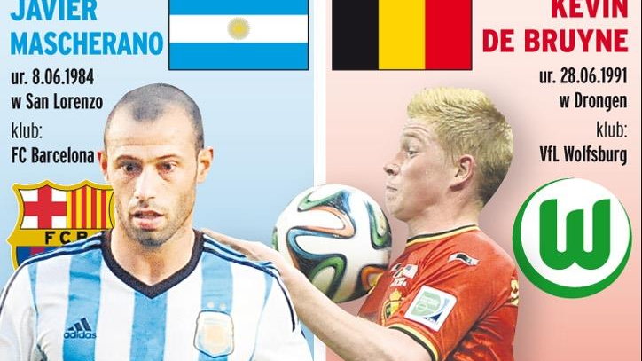 Javier Mascherano vs Kevin de Bruyne