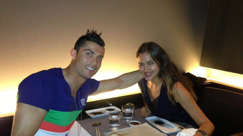 Cristiano Ronaldo i Irina Szejk