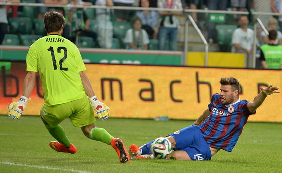 PIŁKA NOŻNA ELIMINACJE LM LEGIA SAINT PATRICK'S (James Chambers Dusan Kucak)