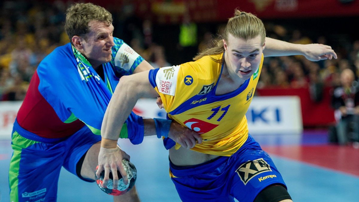 Pilka Reczna. EHF EURO 2016. Szwecja vs Slowenia. 16.01.2016