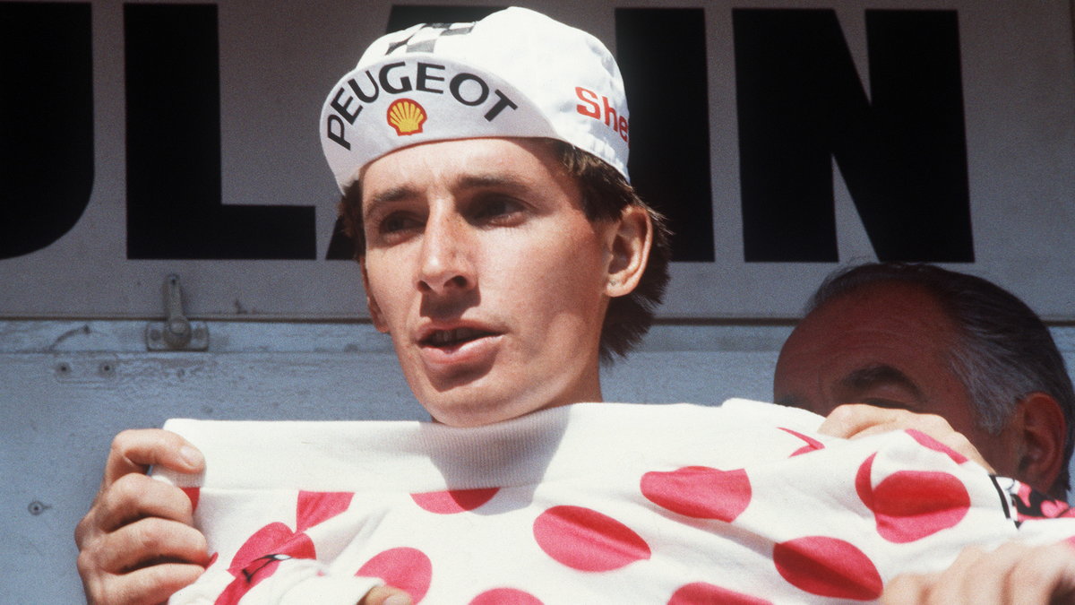 Robert Millar jako najlepszy góral Tour de France 