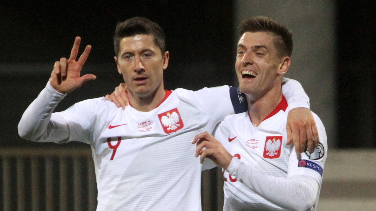 Robert Lewandowski i Krzysztof Piątek