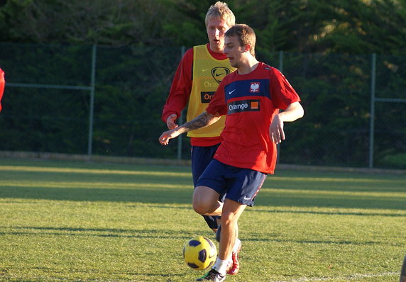 Trening reprezentacji Polski w Portugalii