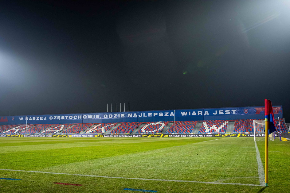 Stadion Rakowa należy do najgorszych w Ekstraklasie