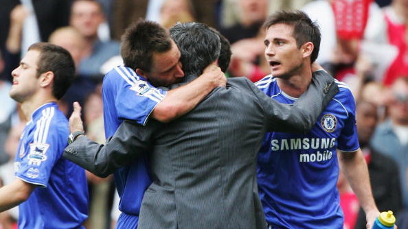 John Terry, Jose Mourinho i Frank Lampard