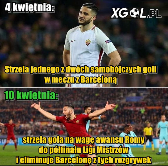 FC Barcelona żegna się z Ligą Mistrzów. Memy po porażce Barcy z AS Roma