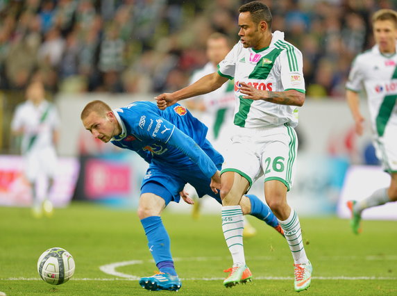 PIŁKA NOŻNA LIGA POLSKA LECHIA GDAŃSK LECH POZNAŃ (Szymon Pawłowski Deleu)