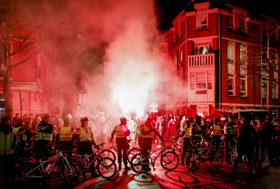 Do starć z policją doszło też w Hadze