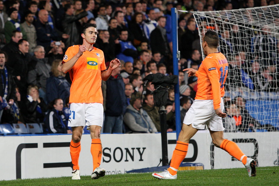 Marcin Żewłakow zdobył gola w wyjazdowym meczu z Chelsea