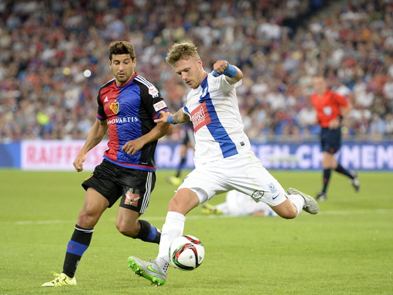 SWITZERLAND SOCCER UEFA CHAMPIONS LEAGUE QUALIFICATION (FC Basel 1893 vs KKS Lech Poznan)