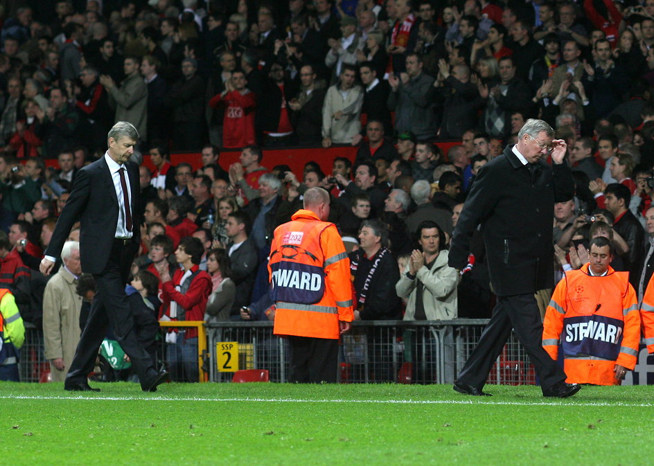 Arsene Wenger i sir Alex Ferguson