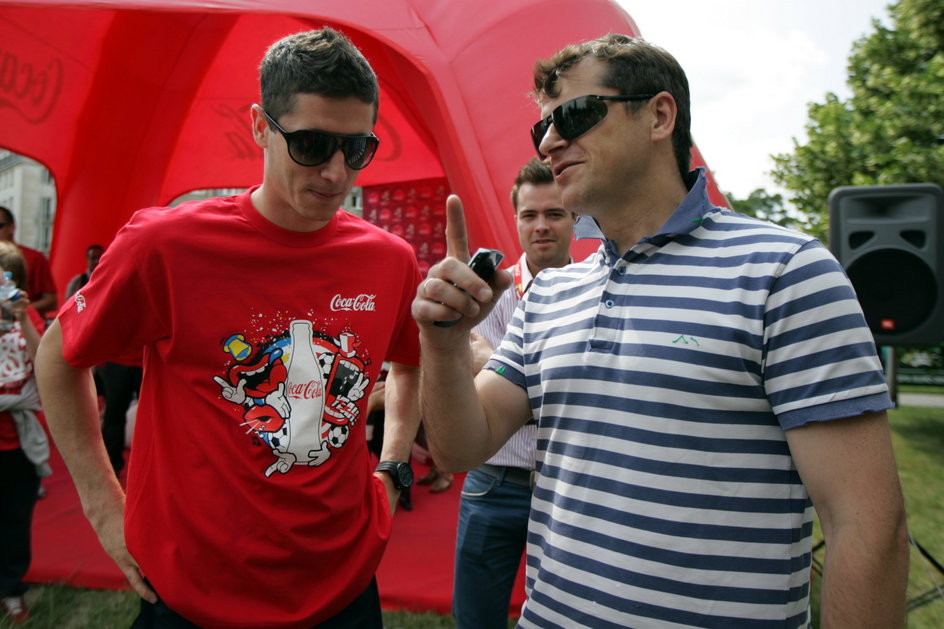 Robert Lewandowski i Cezary Kucharski.