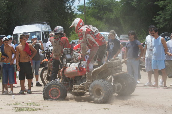 Rafał Sonik Dakar 2010 (fot. Jacek Bonecki, ATV Polska)