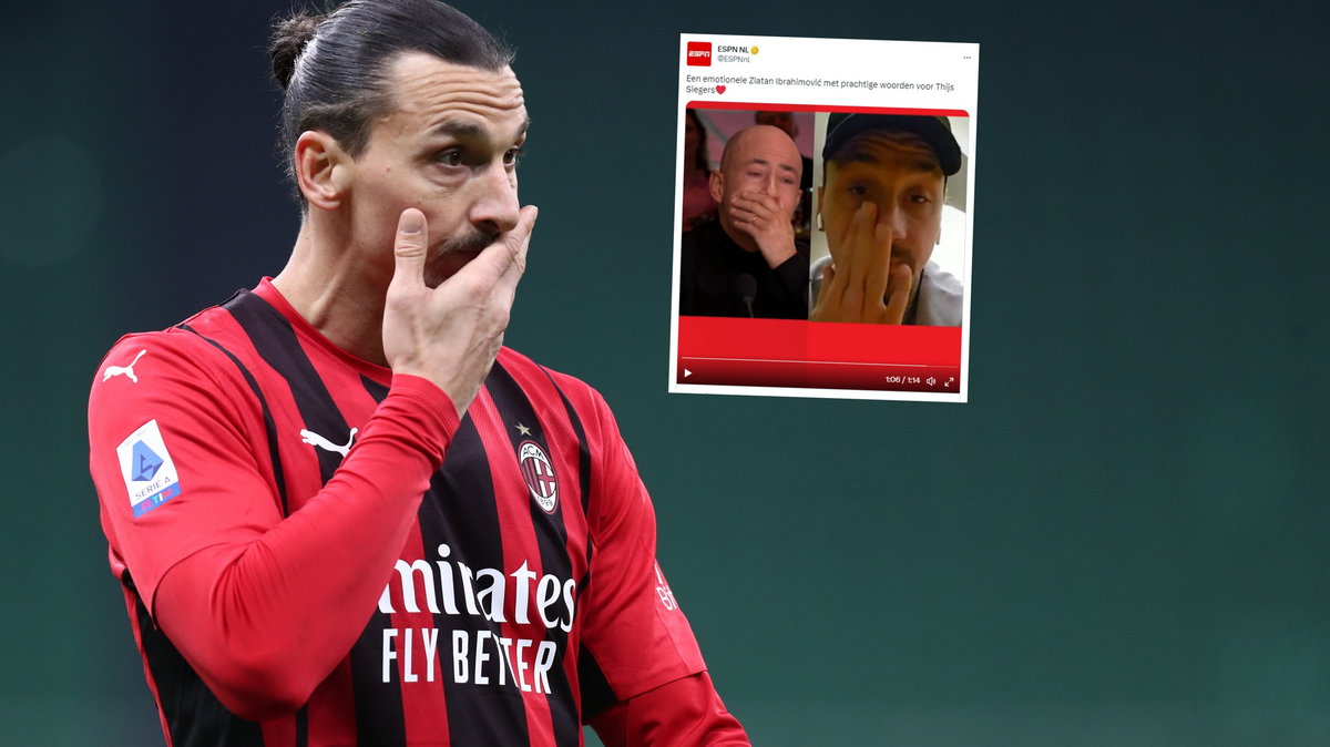 Zlatan Ibrahimović nie krył łez