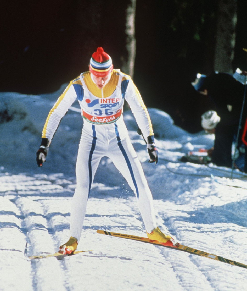 Gunde Svan na mistrzostwach świata w Seefeld w 1985 roku