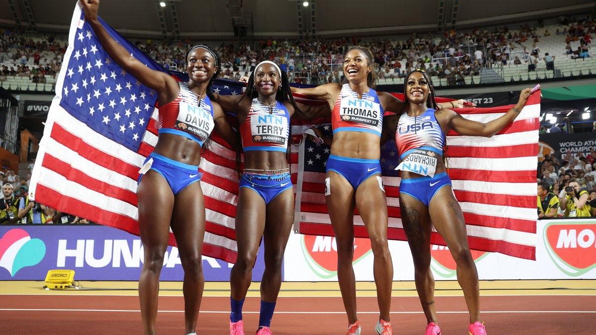 Tamari Davis, Twanisha Terry, Gabrielle Thomas i Sha'Carri Richardson