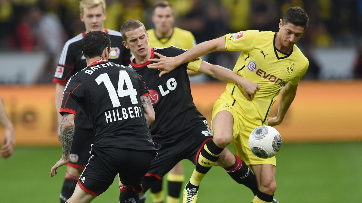 Robert Lewandowski w meczu z Bayerem nie błyszczał