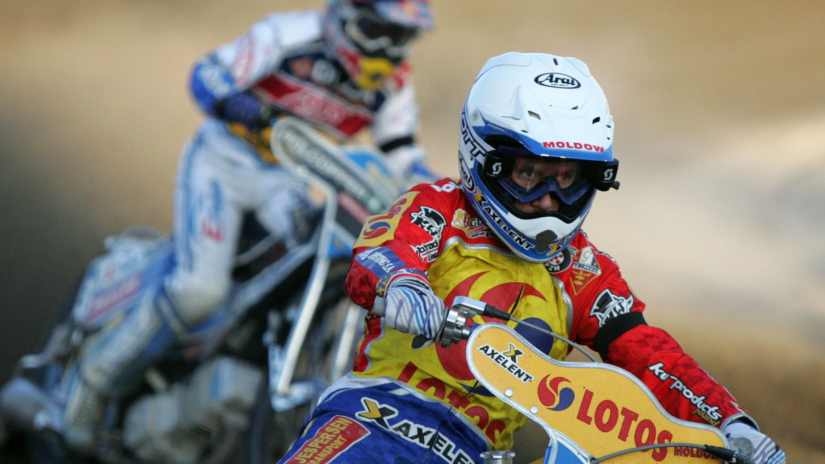 Nicki Pedersen (front - Lotos Wybrzeże Gdańsk)