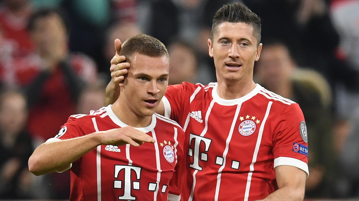 Robert Lewandowski (P) i Joshua Kimmich