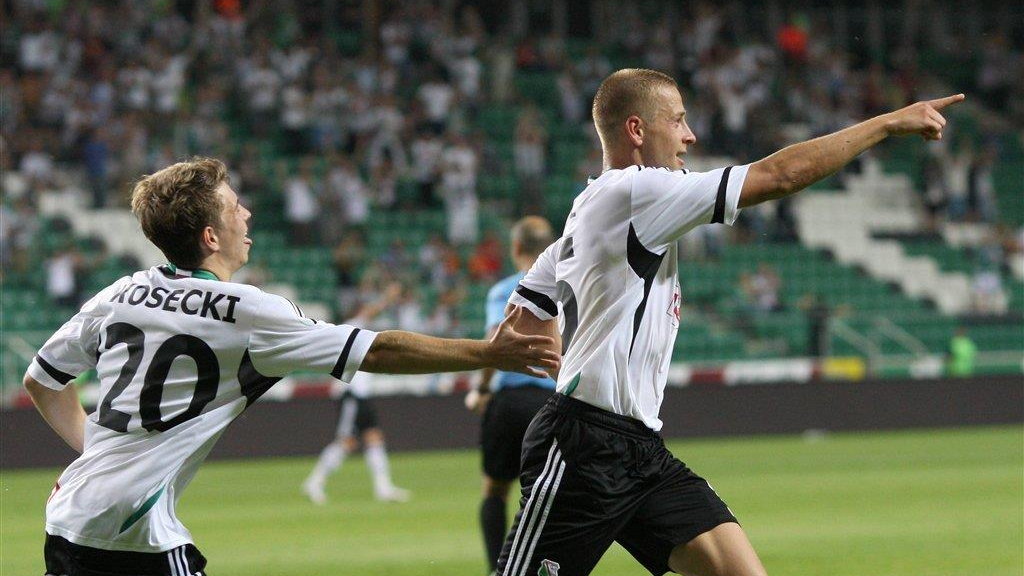 Legia - Metalurgs/Janusz Gol i Jakub Kosecki