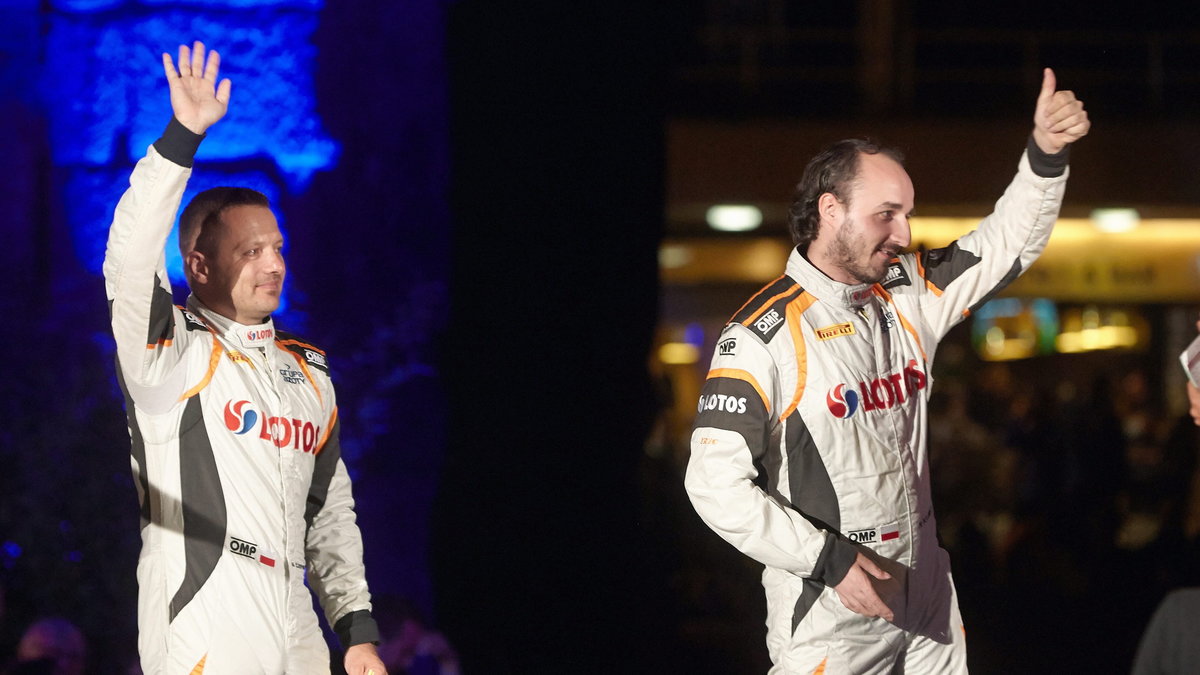 Robert Kubica (P) i Maciej Szczepaniak