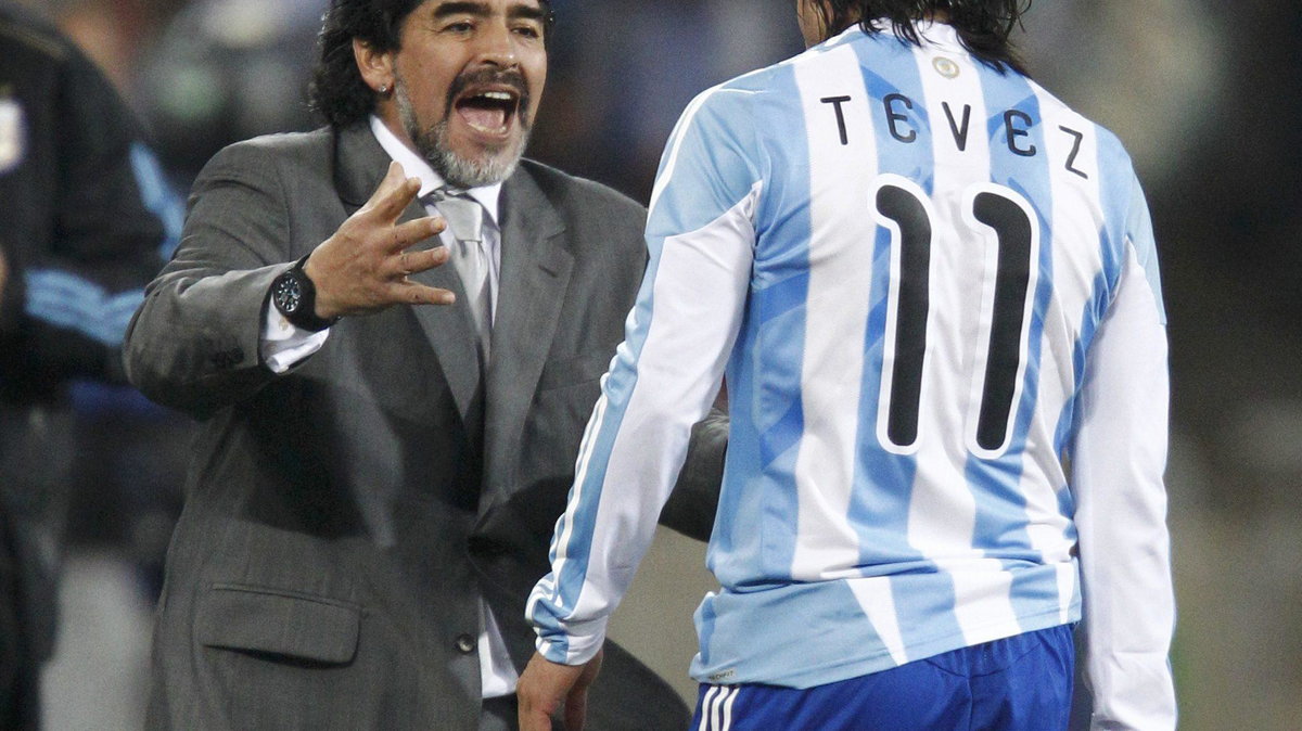 Diego Maradona i Carlos Tevez