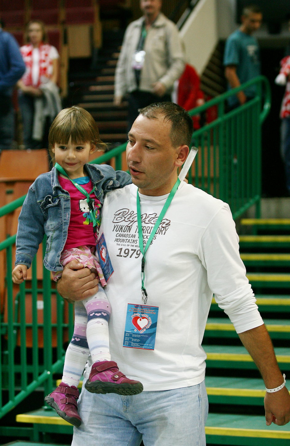 Jacek Olszewski z córką