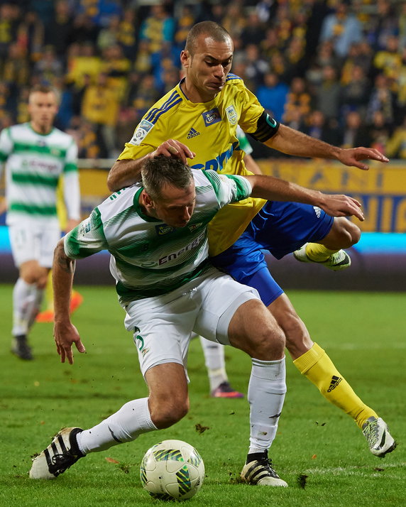 PIŁKA NOŻNA EKSTRAKLASA ARKA GDYNIA LECHIA GDAŃSK ( Marcus Vinicius Jakub Wawrzyniak )